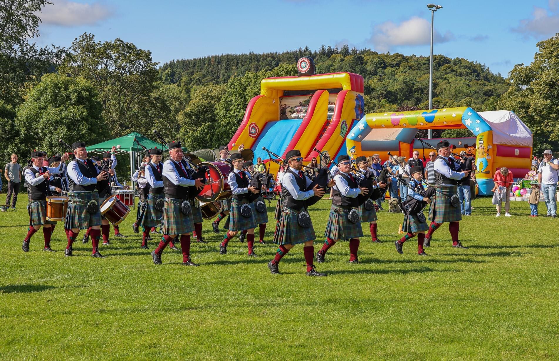 Stockbridge Pipe Band - Peebles - Sept 2022